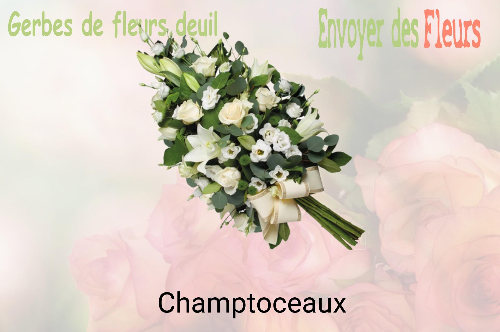 Gerbe de fleurs de deuil livrée à Champtoceaux